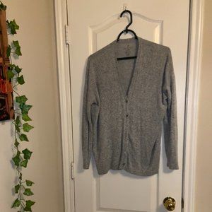 Gray American Eagle Cardigan, Size M